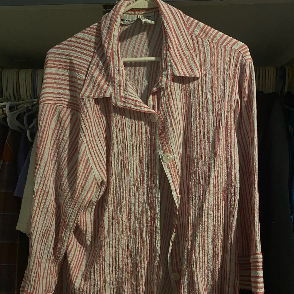 vintage oversized button up